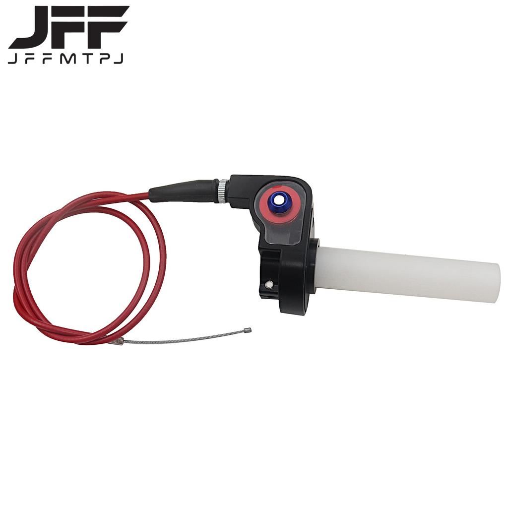 Motorcycle Grips Throttle Handle 1/4 Turn Twist Throttle With 1200mm Cable For KTM Yamaha Honda Kawasaki Suzuki ATV Universal Throttles 2
