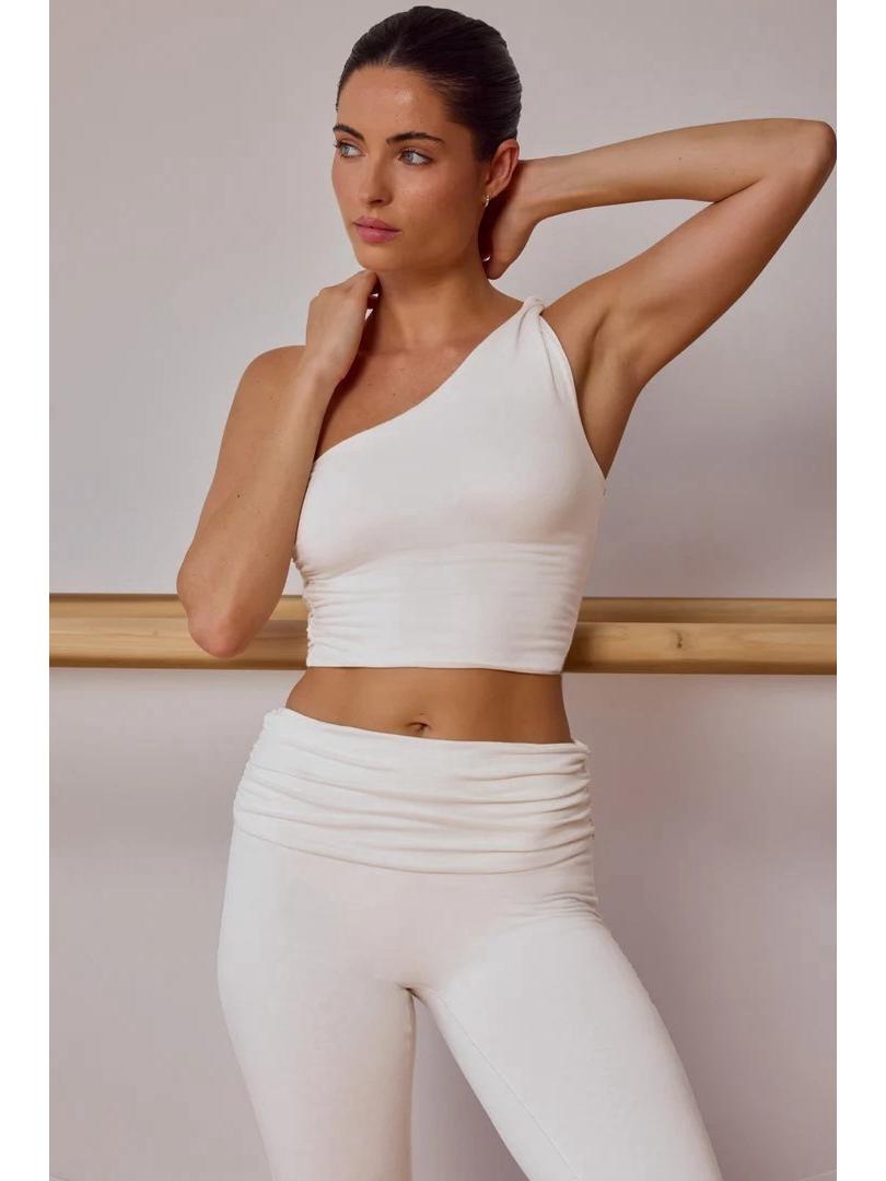 

Женский топ для йоги с открытыми плечами и ощущением обнаженности - Спортивный бюстгальтер без рукавов высокого класса Small