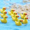 20Pcs DIY Craft Miniature Ducks Resin Accessories for Micro Landscape Terrarium Jewelry Making Phone Case Decoration