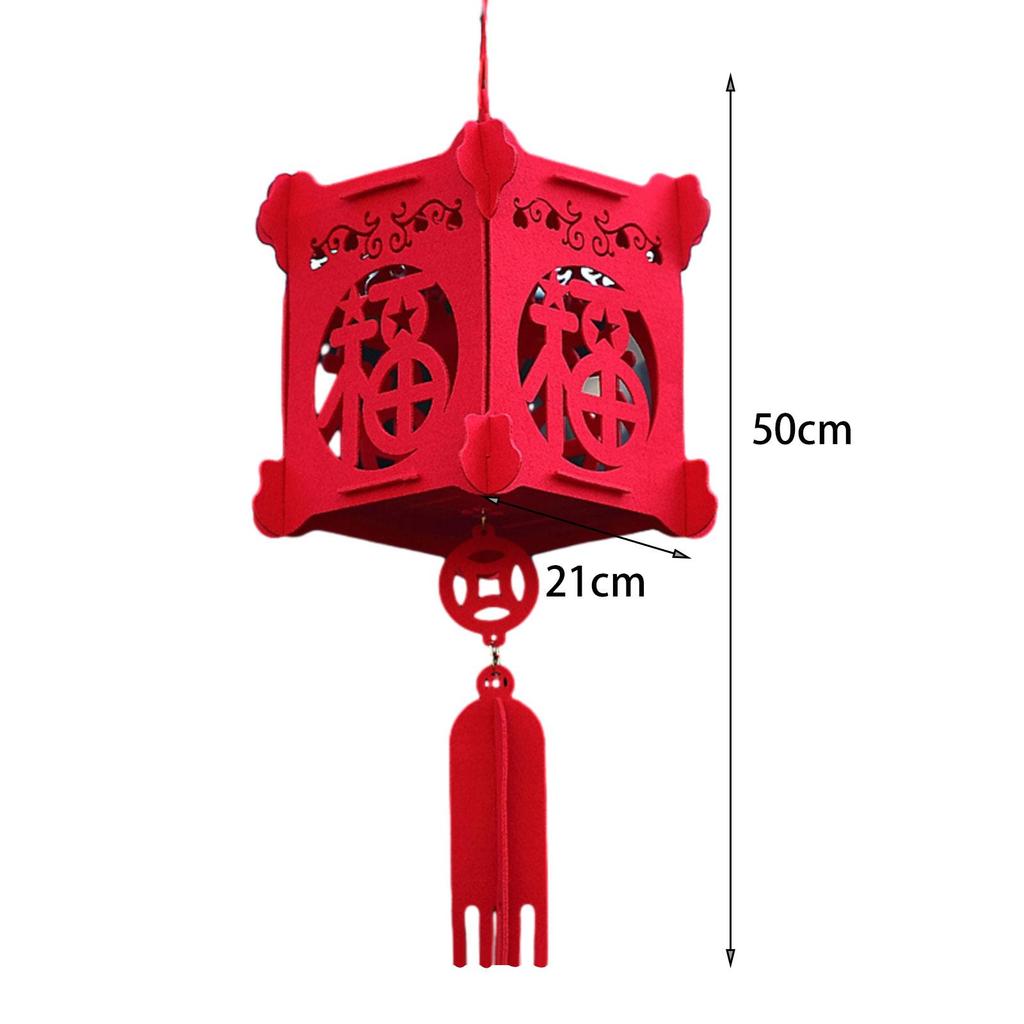 Red Chinese Lantern Good Luck Spring Festival Decor Chinese New Year Lantern for Home Indoor Outdoor Wedding Celebration Decor