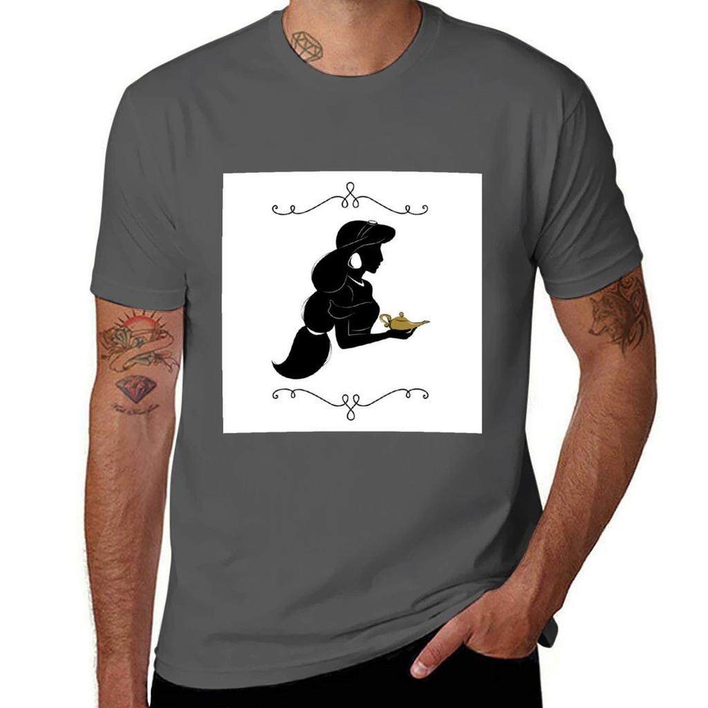 Magic Lamp T-Shirt Man T Shirt Summer T Shirt Man Casual T-Shirt