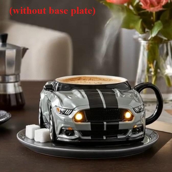 Creative Car Shaped Milk Water Mug Inner Liner Stainless Steel Coffee Cups Household Desktop Crafts Father and Boyfriend Gifts