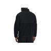 Under Armour Logo Pattern Loose-Fit Sherpa Zip-Up Jacket Men Jacket Black 1366091-001