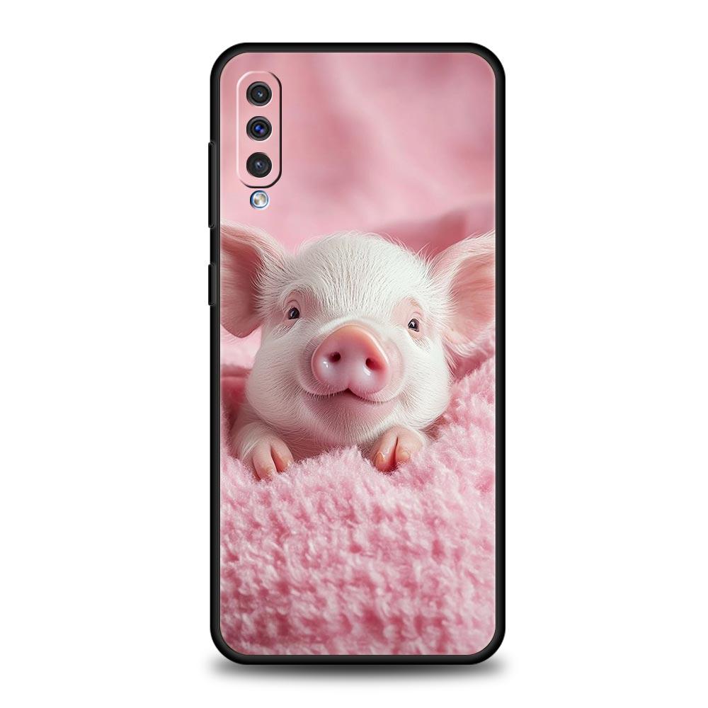 

Cute Pig Phone Case for Samsung Galaxy A56 A54 A42 A36 A34 A26 A24 A16 A14 A12 A06 A50 A52 A10 5G Soft TPU Shell Fundas Capa Bag Samsung A70