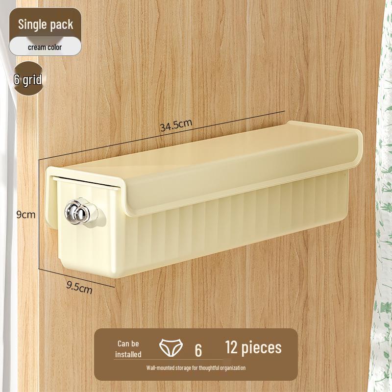 

Настенный органайзер с крышкой: Крем для хранения нижнего белья, трусов и носков для гардероба