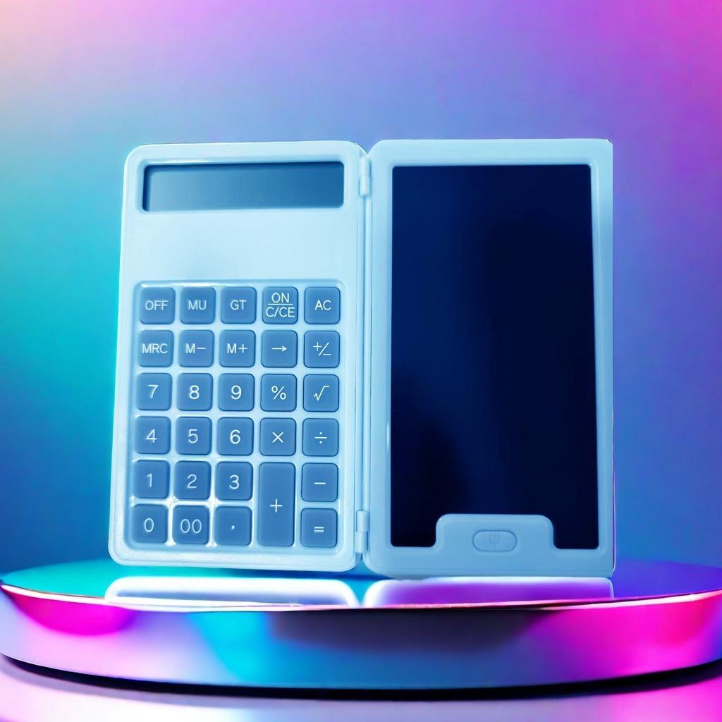High-Brightness XL Screen Desktop Calculator with Writing Pad