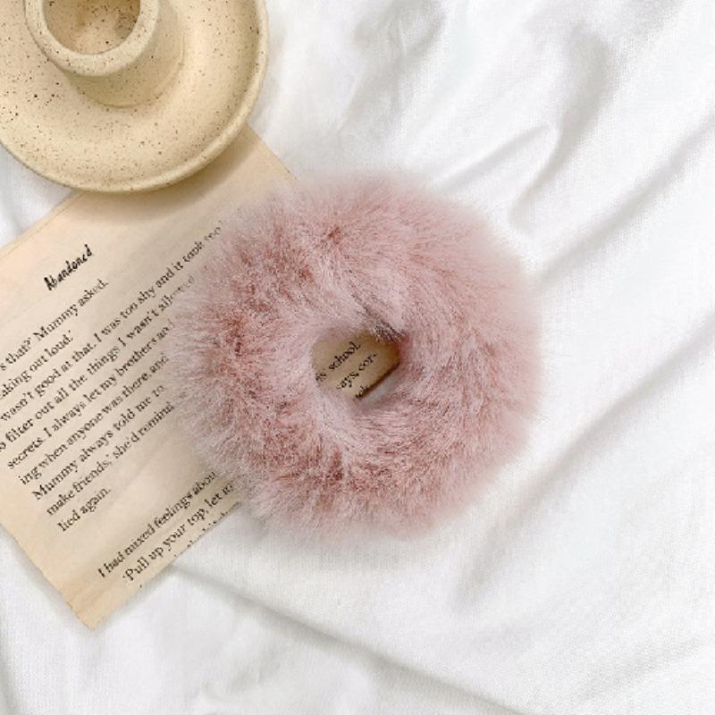Korean version autumn and winter plush large intestine hair loop new imitation rabbit hair headband