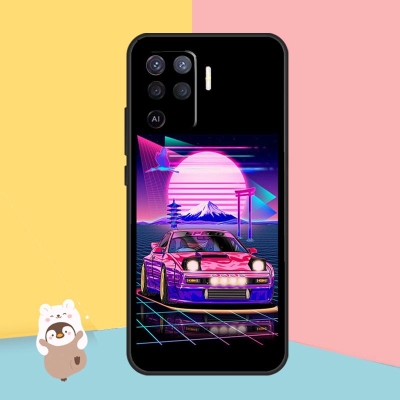 JDM Car RX7 MX5 Case For OPPO A54 A74 A94 A52 A72 A83 A91 A93 A15 A16 A5 A9 A31 A53 A53S 2020 Back Cover