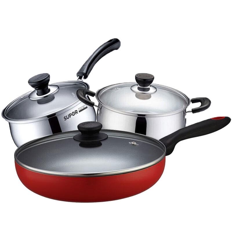 SUPOR VTP2025T Premium 3-Piece Cookware Set