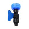 Universal Portable Double Lock Bypass Valve Water Tap Bottle Adapter High Pressure Resistant for Garden Irrigation Use