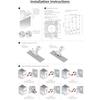 1-2 inch Overlay Soft Close Hinges for Kitchen Cabinet Hinges Satin Nickel Hidden Hinges Stainless Steel