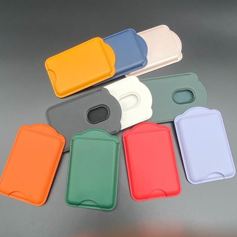 Starker Magnetischer Kartenhalter Für Magnetische Leder-Wallet-Hülle Für 16 15 Pro Max Für Galaxy S25 S24 Ultra Zubehör Kartenhalter