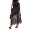 Abito Bodycon Midi/Maxi Patchwork in Pizzo da Donna Autunno Inverno
