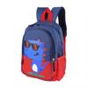 Kids Red Cartoon Dinosaur Style Side Pocket Large Capacity 2 Way Zippers Boy Backpack Primary School Study