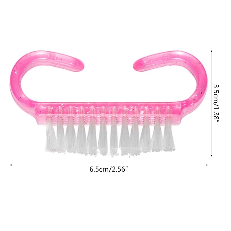 Finger Nail Brushes For Cleaning Handle Grip Nail Brush Hand Fingernail Brush Cleaner Scrubbing Kit for Toes and Nails