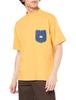 Lee Official Denimpoclket Mockneck XL Tee, Yellow,