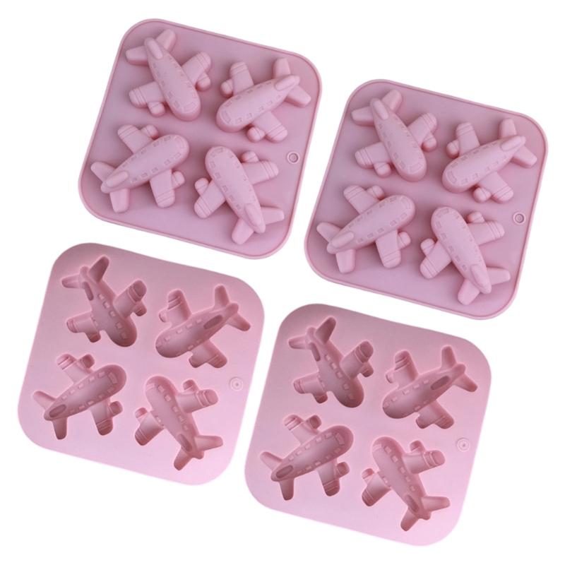 Set Of 4 Silicone Baking Molds Heat Resistant Nonstick Cake Molds For Easy Releases And Creative Designs Dishwasher Safe