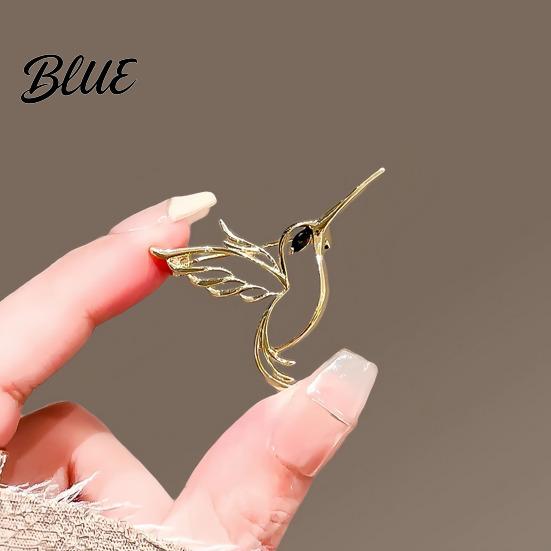 Hollow Hummingbird Brooch Bird Strong Pin High-Quality Alloy Durable Anti-Oxidation