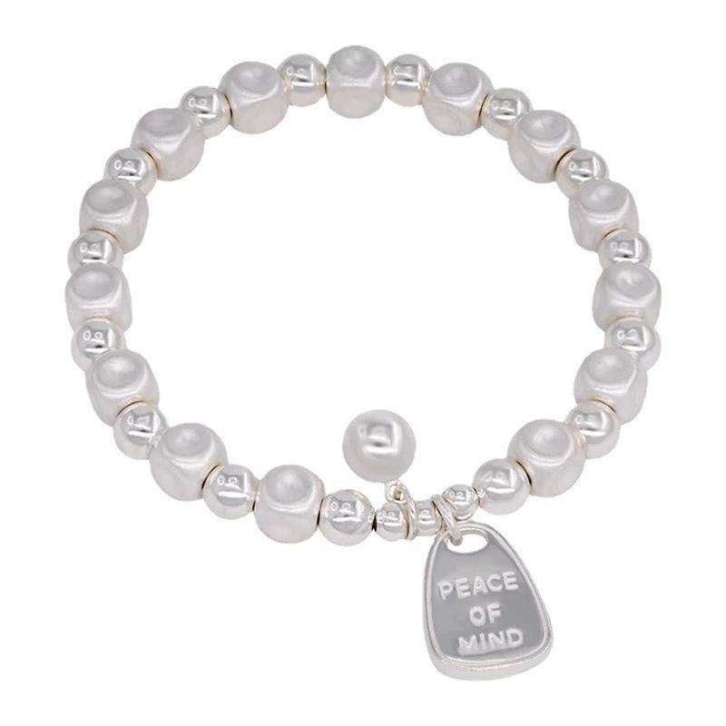 Irregular Square Bead, Simple and Versatile Geometric Bracelet, Fashionable Bracelet, 17CM