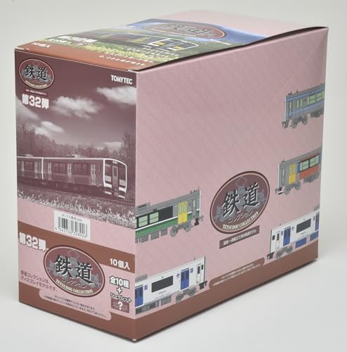 TOMYTEC Railway Collection, Tetsuro, Vol. 32, 10-Piece Box, Diorama Supplies