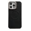 New Plated Lens Ring Bracket for Plain Leather Magnetic Suction Mobile Phone Cases IPhone 16 Pro Max, 15, 14, 13, and 12 Series