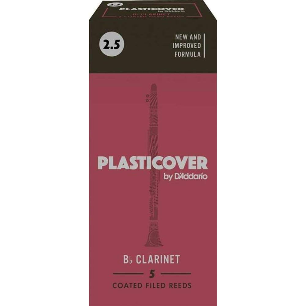 D Addario WoodWinds D Addario Bb Clarinet Reeds Plasticover by D Addario RRP05BCL250 [Hardness: 2.5] 5 Reeds [Domestic Genuine Product]