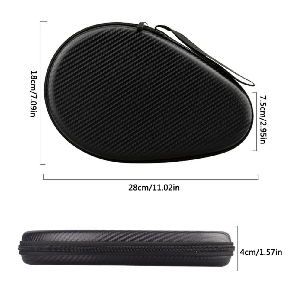Waterproof Table Tennis Bag Zipper Closure Pingpong Paddle Bag Table Tennis Sports