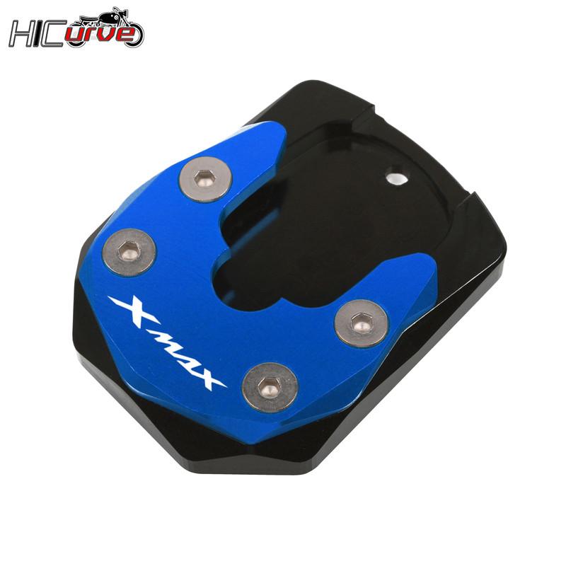 Motorcycle Kickstand Foot Side Stand Extension Pad Support Plate For YAMAHA XMAX 125 300 250 XMAX250 XMAX125 XMAX300 2017-2023