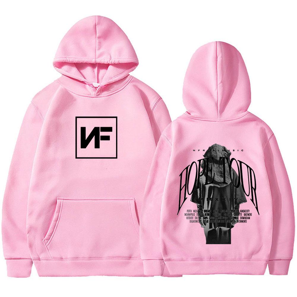 Rapper Nf Hope Tour Concert Hoodies Men's Women Fashion Hip Hop Long Sleeve Sweatshirts High Quality Vintage Oversized Pullovers