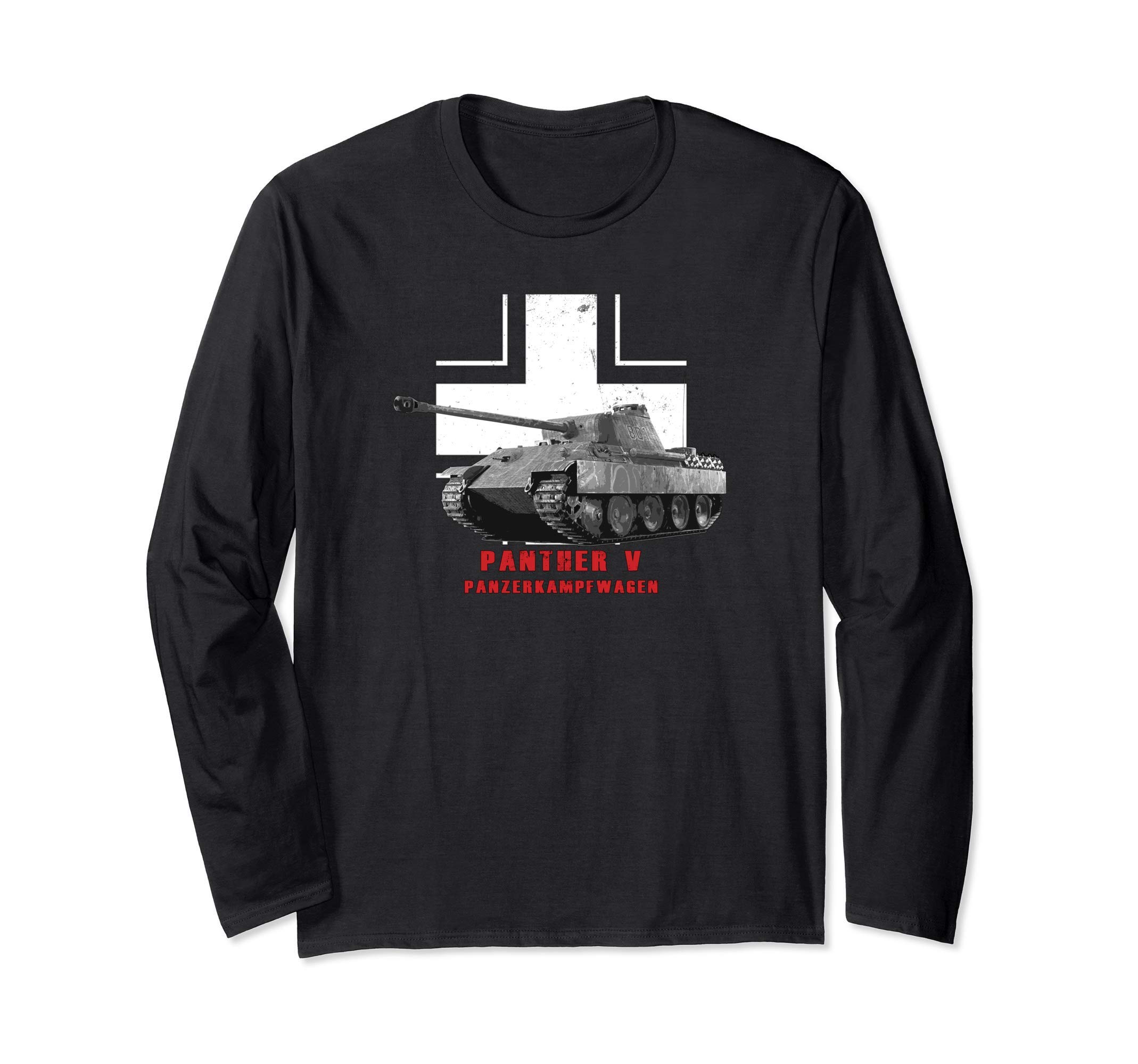 

Battle Tank WW2 Panther V Tank Long Sleeve T-Shirt