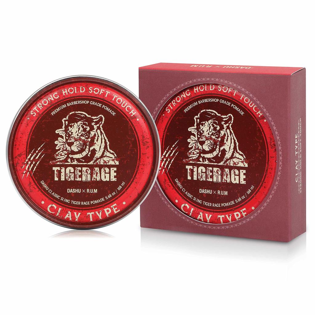 Dashu Korea Classic Tiger Rage Pomade 168ml, Clay Type / Water Based, Hair Styling, Korean Cosmetics, Kbeauty