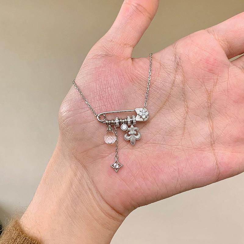 Diamant Saturn Anhänger Perlenkette - Herbst/Winter Luxus Schlüsselbein Kette: Exquisite, vielseitige Accessoires.