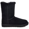 UGG Bailey Button Ii Sheepskin Fur Short Boots Women boots Black 1118997-BKGD