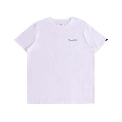 Casual Απλό Ευέλικτο Μόδα Κοντομάνικο T-Shirt Ανδρικά Τοπ Λευκό VN000HZMWHT