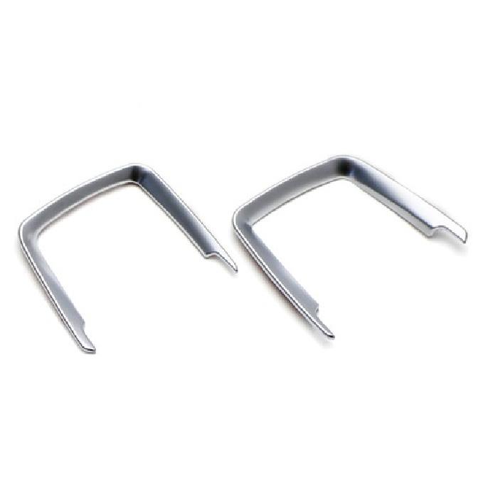 Silver Headlight Switch Surrounding Decorative Trims For BMW 2 3 4 Series X5 X6