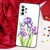 Blue Iris Flower Case For Samsung Galaxy A54 A34 A14 A52 A72 A13 A33 A53 A73 A51 A71 A12 A22 A32 Cover