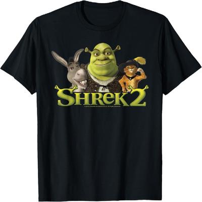 Shrek 2 Ezel & Gelaarsde Kat Beste Vrienden T-shirt