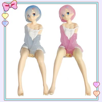 14cm Anime Re: Life In A Different World From Zero Rem Ram Actionfiguren PVC Modell Sammlung Kinderspielzeug Statue Weihnachtsgeschenk