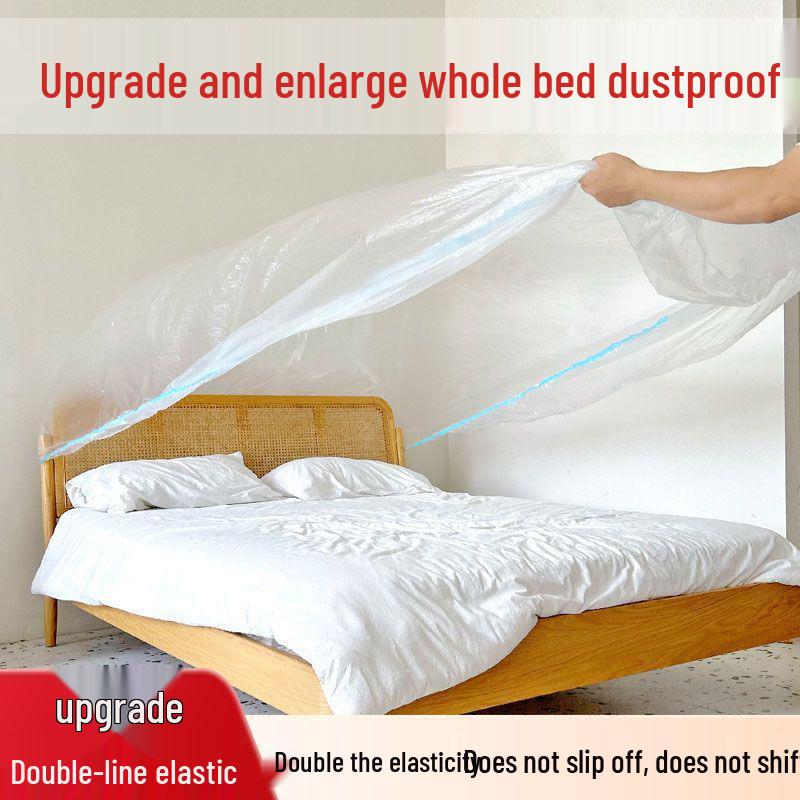 

Large Dustproof Sofa and Bed Disposable Drawstring Cover with Elastic Edges Small Appliance Cover 60*60