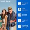 Acteon Multipurpose Towel, Ultralight, Compact, Antibacterial Microfiber, Super Absorbent, Quick Drying (Sports, Travel, Beach, Pool, Camping, Gym, Ba