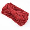 Dámska pletená čelenka do vlasov Uzol Háčkovanie Zimné náušník Twist Vlnené čelenky Pokrývka hlavy Turban Obväz na hlavu Bandáž do vlasov Doplnky do vlasov
