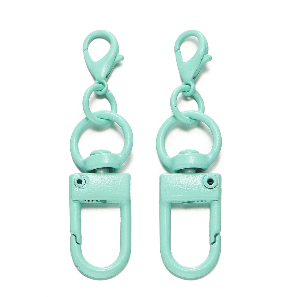 5/10Pcs Colorful Alloy Snap Lobster Clasp Hooks with 14mm Lobster Clasp for DIY Key Chain Bags Pendants Accessories Wholesale