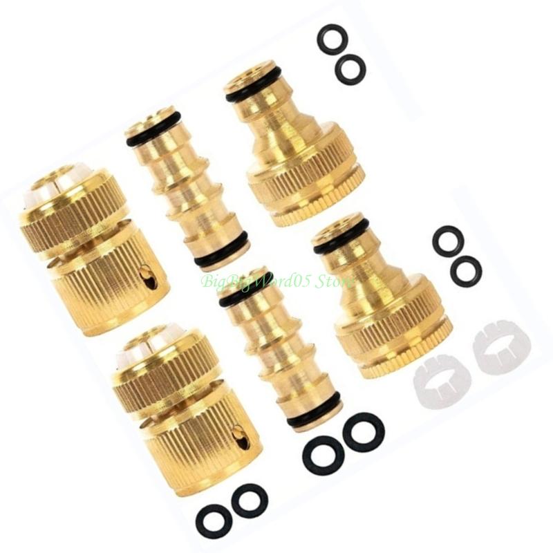 24TE Universal Inch Garden Hose Quick Connector for Tap Faucet Extension Pipe