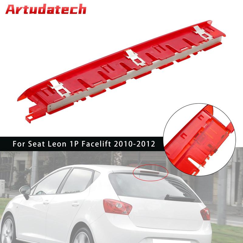 Artudatech LED Rear High Level Third Brake Stop Light 6J0945097A For Seat Ibiza 2009-2017 RED