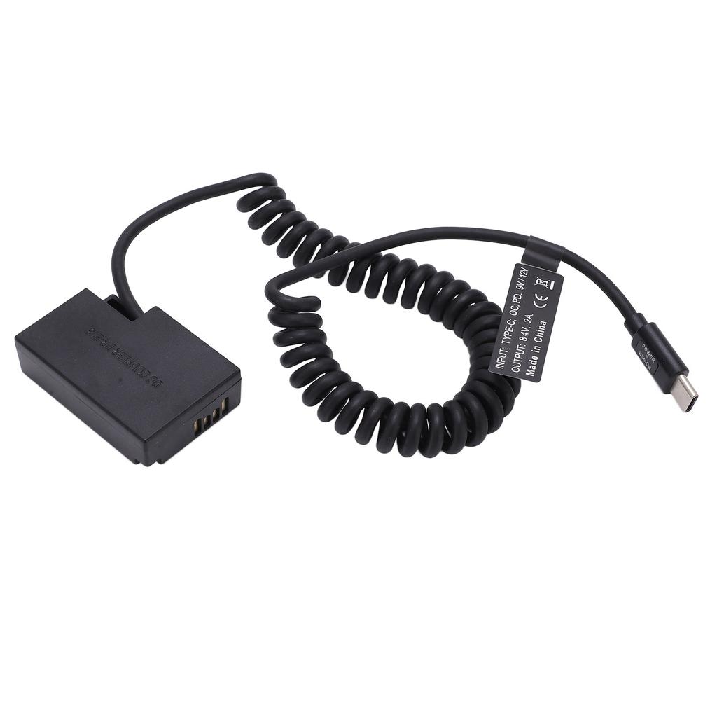 Type C LP‑E17 Full Decoding Dummy Battery DC Coupler Power Adapter for RP 760D 750D 800D Camera