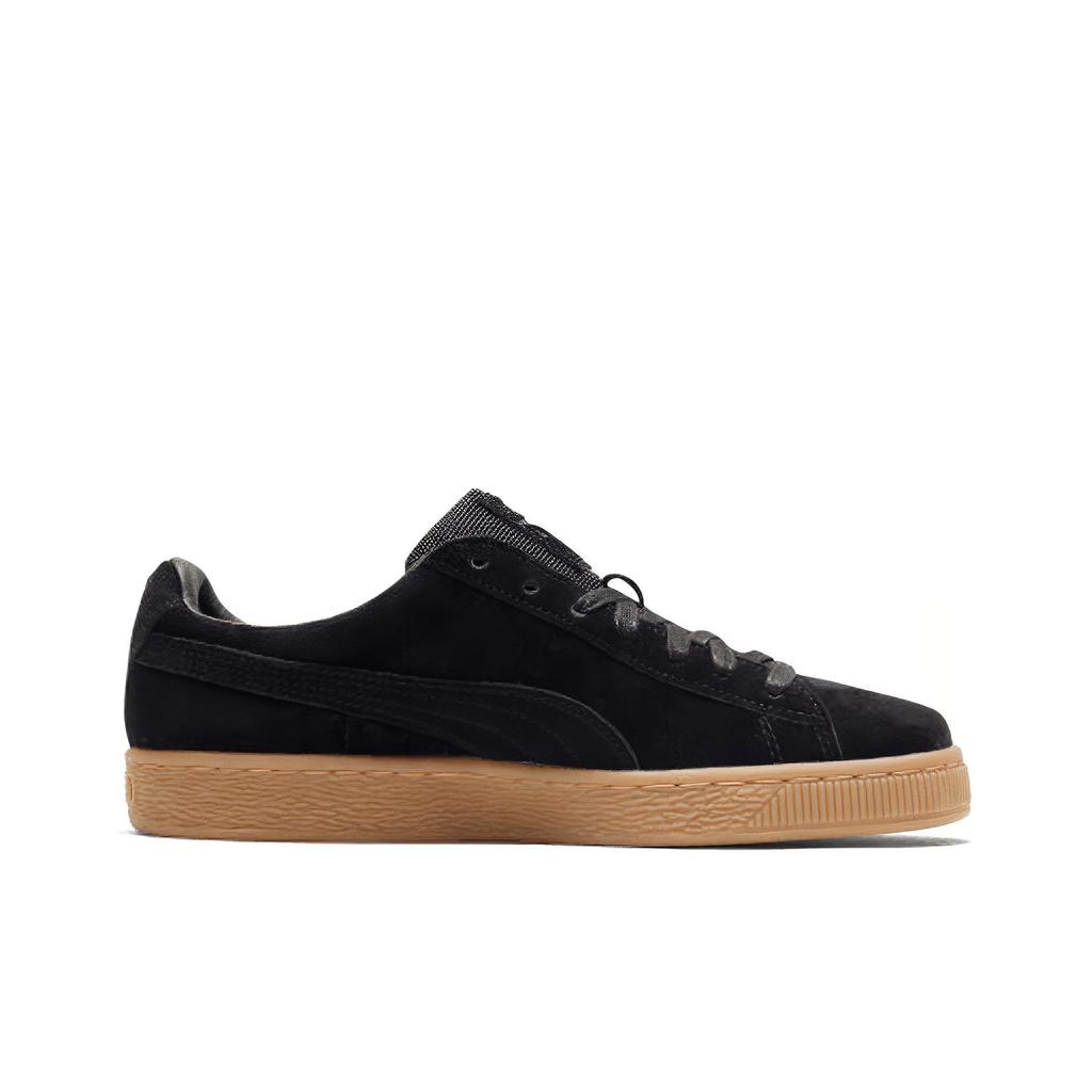 Puma Basket Classic Wodoodporne Wygodne Codzienne Niskie Trampki Unisex Czarne Brązowe 363829-04