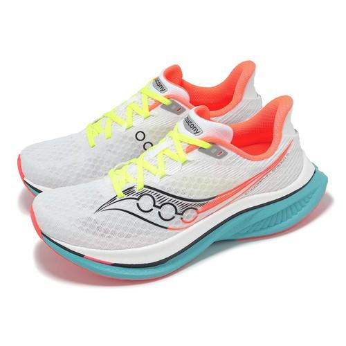 Saucony Endorphin Speed 5 White Black Aqua Coral Men Running Shoes S21007-97
