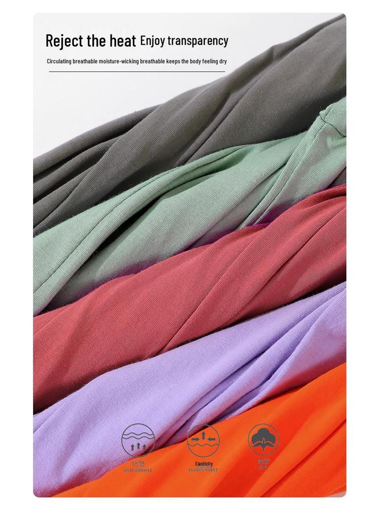 Unisex 180g Combed Cotton Round Neck T-shirt, Short Sleeve, Plain Color, Logo Print, Base Layer Shirt