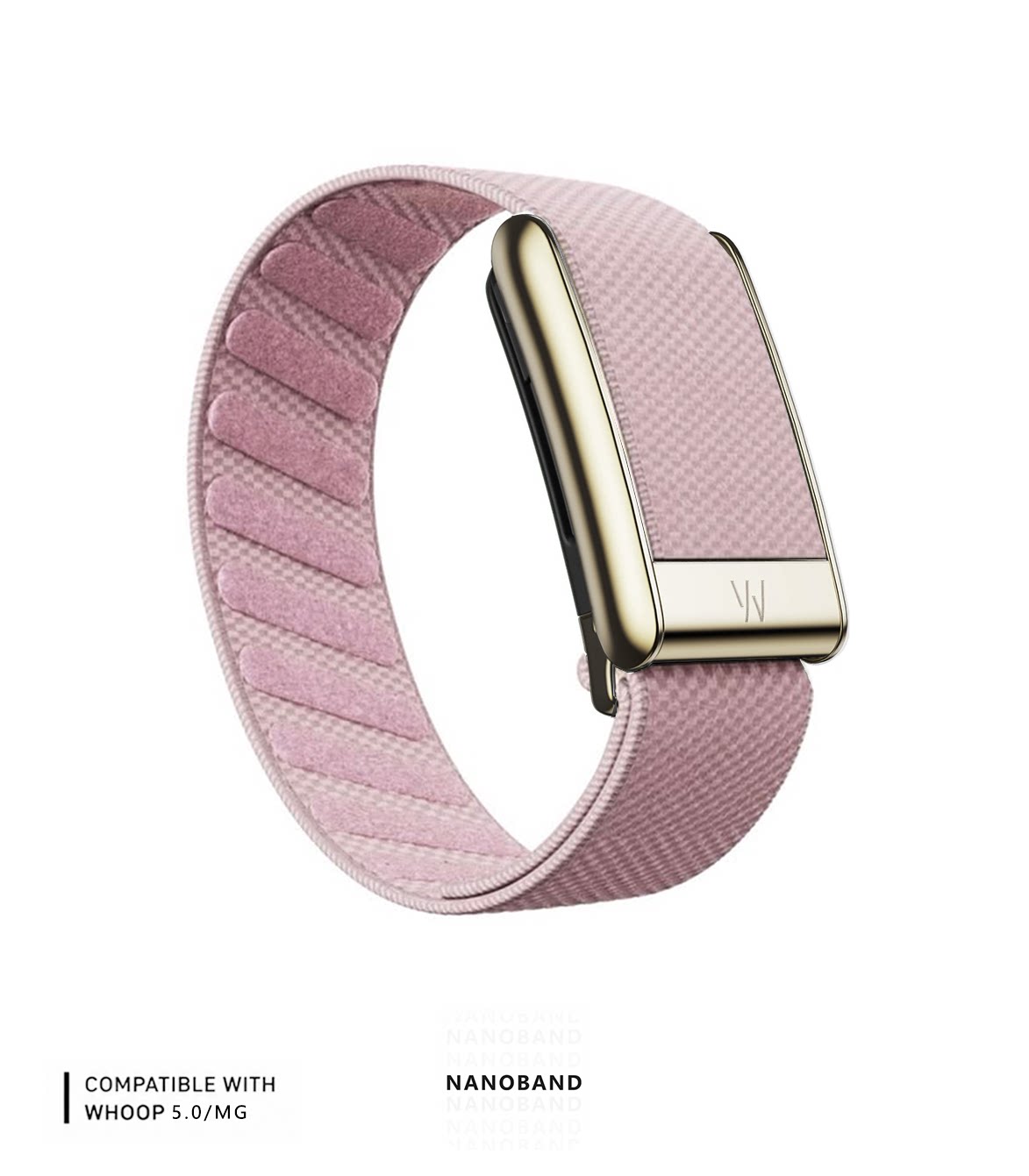 WHOOP 5.0 Compatible Pink Nylon
