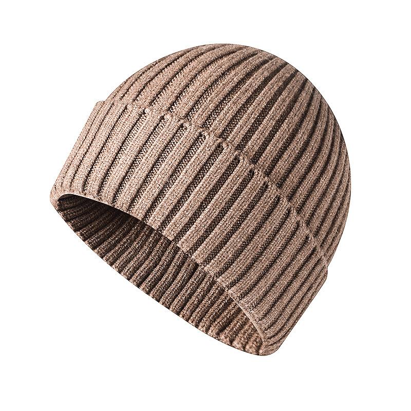 Thickened Thermal Knit Hat for Men and Women Winter Wool Beanie for Couples Outdoor Windproof Ski Beanie Cold-Weather Beanie